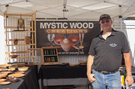 Mystic Wood Creations at Boulder Creek's 1st Farmers Market