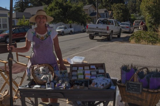 Deerhaven Herb & Flower Farm at Boulder Creek's 1st Farmers Market