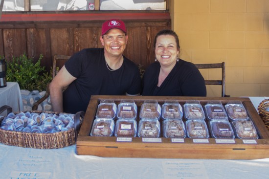 Fox Hollow Cabruffins at Boulder Creek's 1st Farmers Market