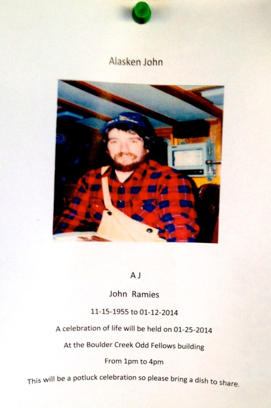 Alaskan John Boulder Creek