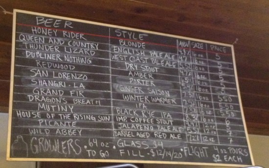 Boulder Creek Brewery Ale